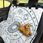 Zodiac Astrology Signs Print Pet Car Back Seat Cover