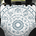 Zodiac Astrology Signs Print Pet Car Back Seat Cover
