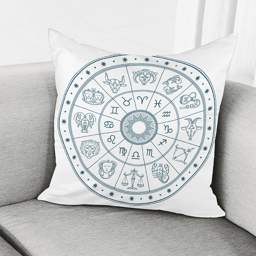Zodiac Astrology Signs Print Pillow Cover