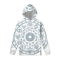 Zodiac Astrology Signs Print Pullover Hoodie
