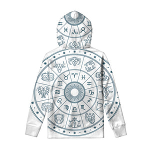 Zodiac Astrology Signs Print Pullover Hoodie