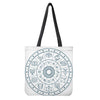 Zodiac Astrology Signs Print Tote Bag