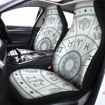 Zodiac Astrology Signs Print Universal Fit Car Seat Covers