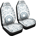 Zodiac Astrology Signs Print Universal Fit Car Seat Covers