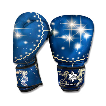 Zodiac Astrology Symbols Print Boxing Gloves
