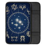 Zodiac Astrology Symbols Print Car Center Console Cover