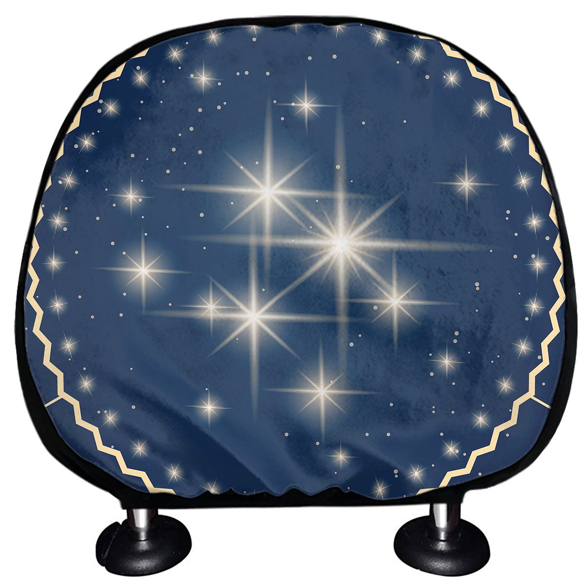 Zodiac Astrology Symbols Print Car Headrest Covers