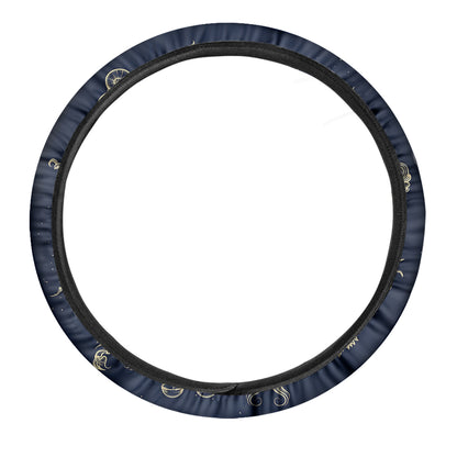 Zodiac Astrology Symbols Print Car Steering Wheel Cover