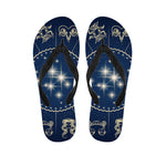 Zodiac Astrology Symbols Print Flip Flops