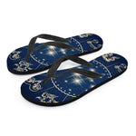 Zodiac Astrology Symbols Print Flip Flops