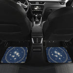 Zodiac Astrology Symbols Print Front and Back Car Floor Mats