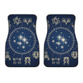 Zodiac Astrology Symbols Print Front Car Floor Mats