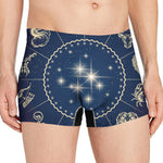 Zodiac Astrology Symbols Print Men's Boxer Briefs