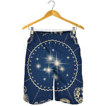 Zodiac Astrology Symbols Print Men's Shorts