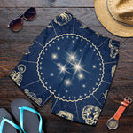 Zodiac Astrology Symbols Print Men's Shorts