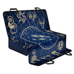 Zodiac Astrology Symbols Print Pet Car Back Seat Cover