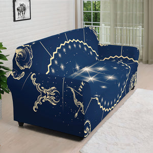 Zodiac Astrology Symbols Print Sofa Cover