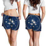 Zodiac Astrology Symbols Print Women's Shorts