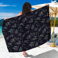 Zodiac Constellation Pattern Print Beach Sarong Wrap