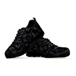 Zodiac Constellation Pattern Print Black Sneakers