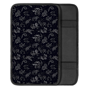 Zodiac Constellation Pattern Print Car Center Console Cover