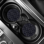 Zodiac Constellation Pattern Print Car Coasters