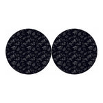 Zodiac Constellation Pattern Print Car Coasters