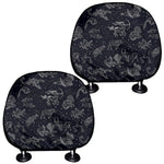 Zodiac Constellation Pattern Print Car Headrest Covers