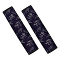 Zodiac Constellation Pattern Print Car Seat Belt Covers