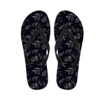 Zodiac Constellation Pattern Print Flip Flops