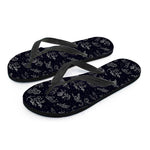 Zodiac Constellation Pattern Print Flip Flops