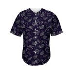 Zodiac Constellation Pattern Print Men's Baseball Jersey