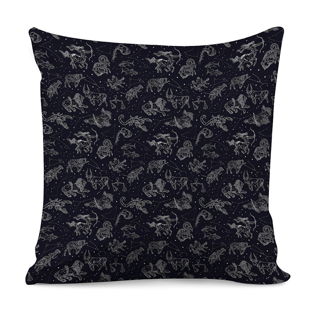 Zodiac Constellation Pattern Print Pillow Cover