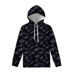 Zodiac Constellation Pattern Print Pullover Hoodie