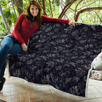 Zodiac Constellation Pattern Print Quilt