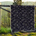 Zodiac Constellation Pattern Print Quilt