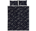 Zodiac Constellation Pattern Print Quilt Bed Set