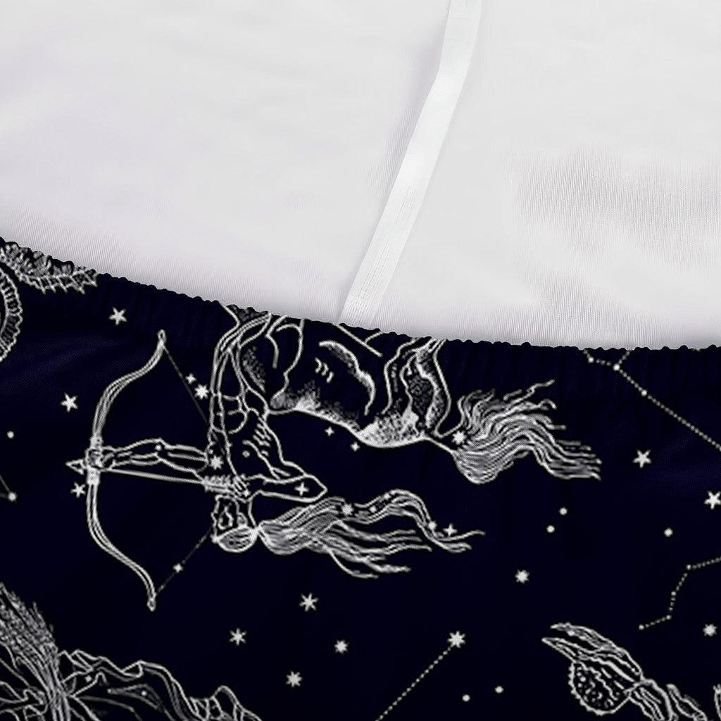 Zodiac Constellation Pattern Print Sofa Cover