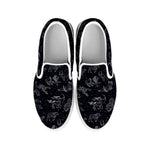 Zodiac Constellation Pattern Print White Slip On Shoes