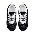 Zodiac Constellation Pattern Print White Sneakers