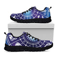Zodiac Horoscopes Print Black Running Shoes