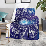 Zodiac Horoscopes Print Blanket
