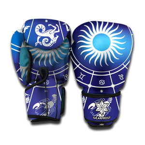 Zodiac Horoscopes Print Boxing Gloves