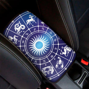 Zodiac Horoscopes Print Car Center Console Cover