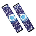 Zodiac Horoscopes Print Car Seat Belt Covers