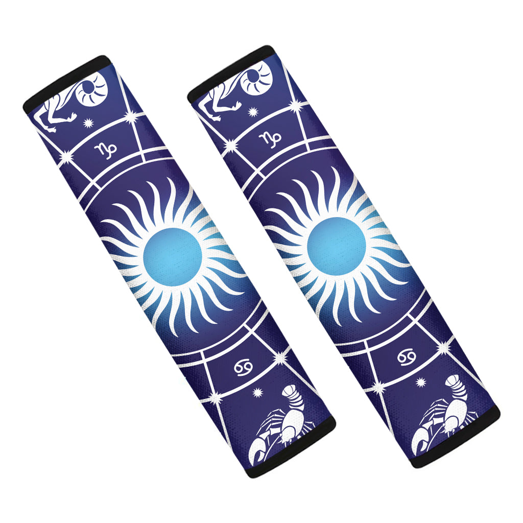 Zodiac Horoscopes Print Car Seat Belt Covers