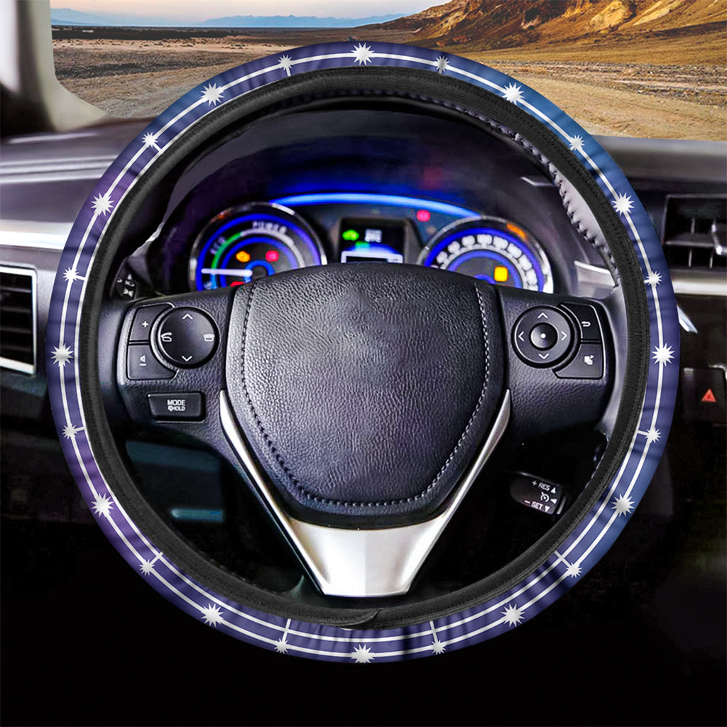 Zodiac Horoscopes Print Car Steering Wheel Cover