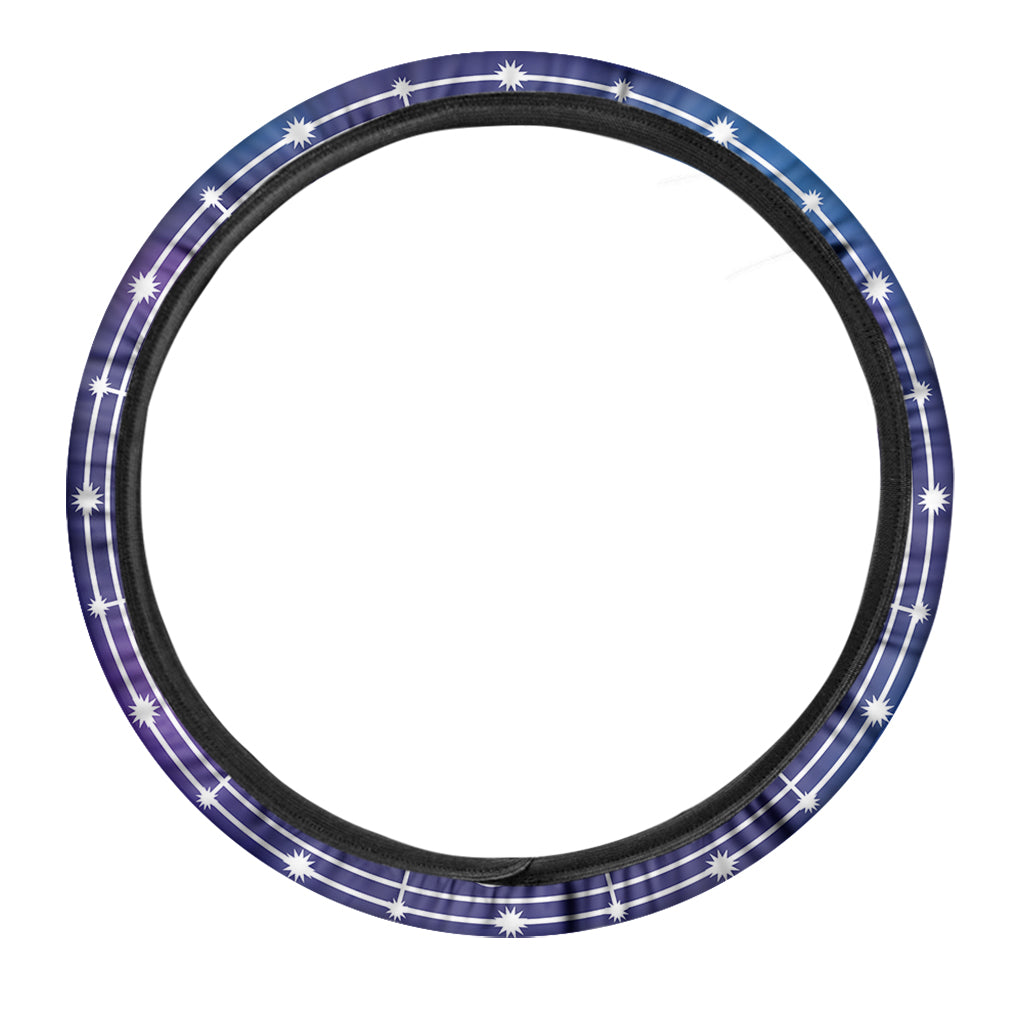 Zodiac Horoscopes Print Car Steering Wheel Cover