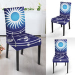 Zodiac Horoscopes Print Dining Chair Slipcover