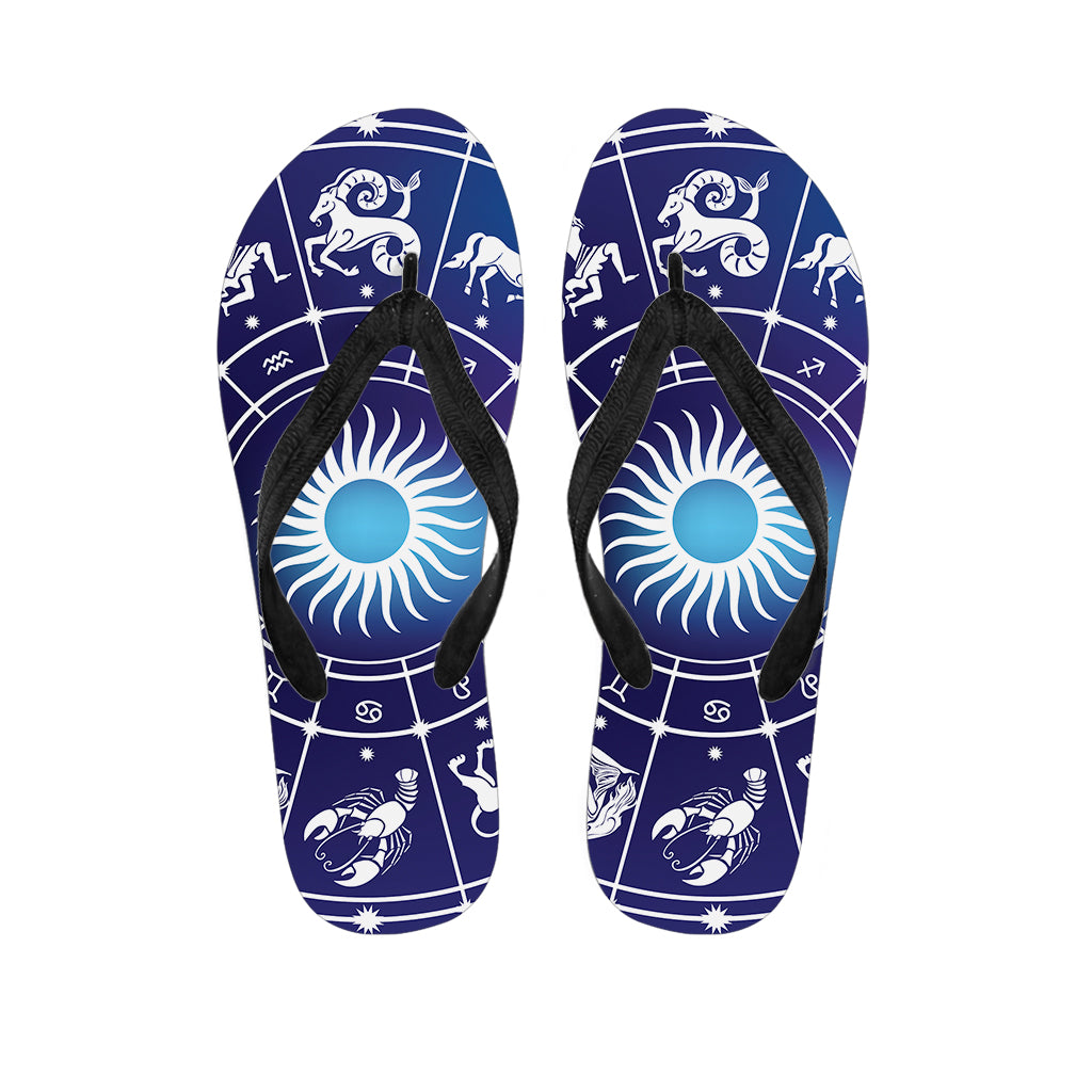 Zodiac Horoscopes Print Flip Flops